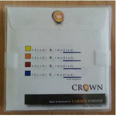 [首席提琴] 瑞典進口 CROWN CELLO MEDIUM STRING 4/4 大提琴套弦 中張 強張 限時限量 優惠價2580元 另有單弦 