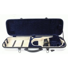 時尚造型 Zeus 宙斯系列 Violin Case 玻璃纖維 小提琴盒 四方琴盒 4/4 珍珠白 