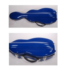 時尚造型 Coke 可樂曲線瓶系列  Violin Case 玻璃纖維 小提琴盒 三角琴盒 4/4 寶石藍