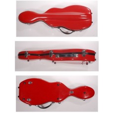 時尚造型 Coke 可樂曲線瓶系列  Violin Case 玻璃纖維 小提琴盒 三角琴盒 4/4 法拉利紅