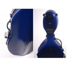 寒假促銷大優惠 2013年 新貨到 大提琴盒 新穎時尚款式 玻璃纖維大提琴盒 4/4 水波紋珍寶石藍系列